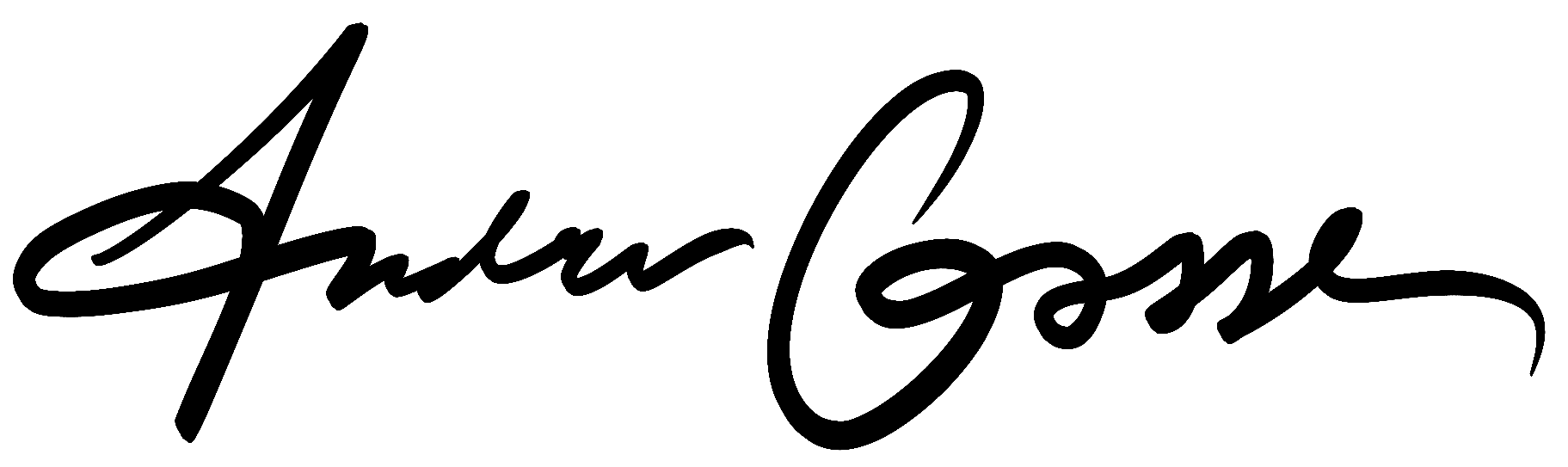 "andrew gosse" handwritten signature